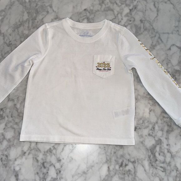 VVines Kids' Pink and White Long Sleeve Shirts 3T - Picture 4 of 12
